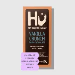 Hu Kitchen Vanilla Crunch 60 g <br>  Crunchy Vegansk Sjokolade med ekte vanilje