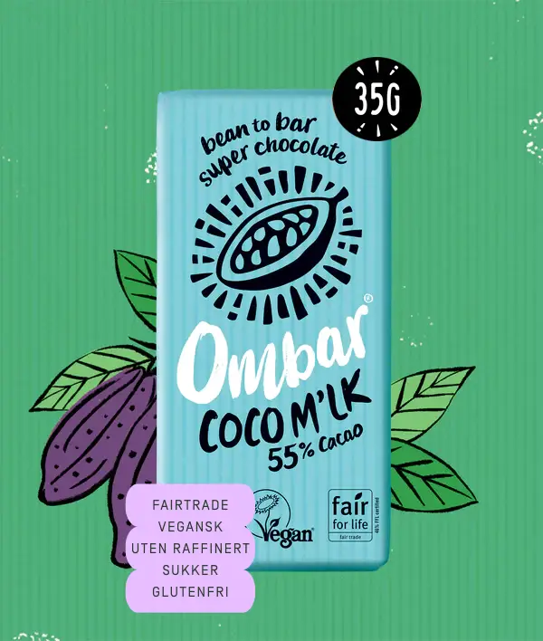 Ombar Kokos Mylk Vegansk sjokolade 35 g