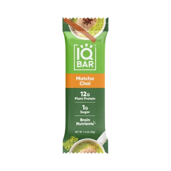 Matcha Chai Brain + Body Keto Bars 45 g - Eske med 12 bars