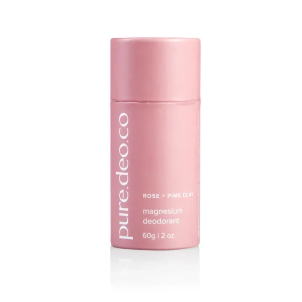 Magnesium Deodorant (Sensitiv hud) - Rose + Pink Clay 50g