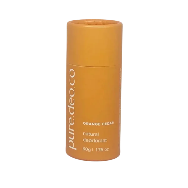 Natural Deodorant - Orange & Cedar 50g