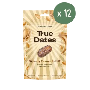 True Dates Creamy Peanut Butter 100g 12 poser