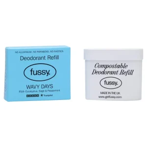 Fussy Natural Deodorant Refill - Wavy Days 40g