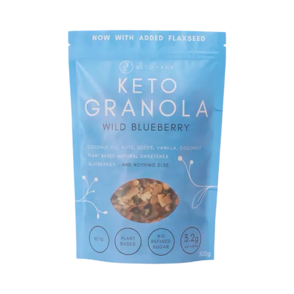 Wild Blueberry Keto Granola 300g