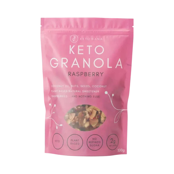 Raspberry Keto Granola 300g